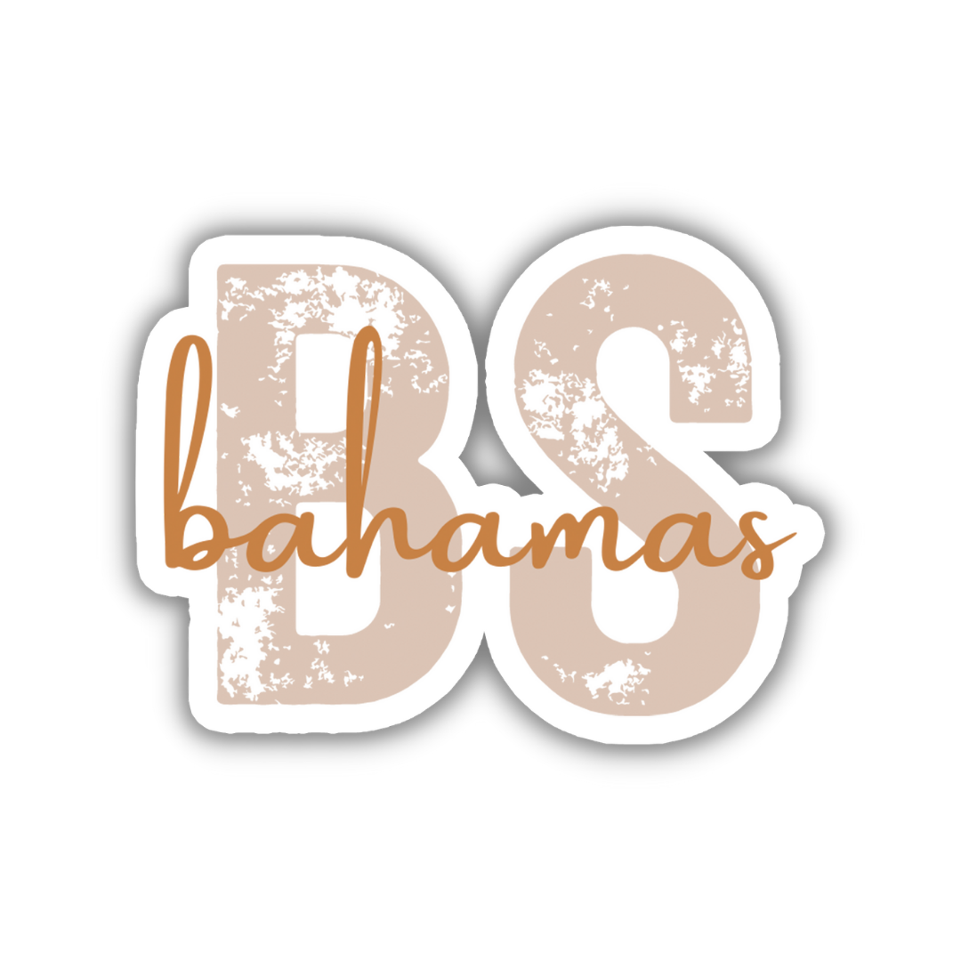 Bahamas Country Code Sticker