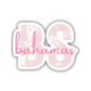 Bahamas Country Code Sticker