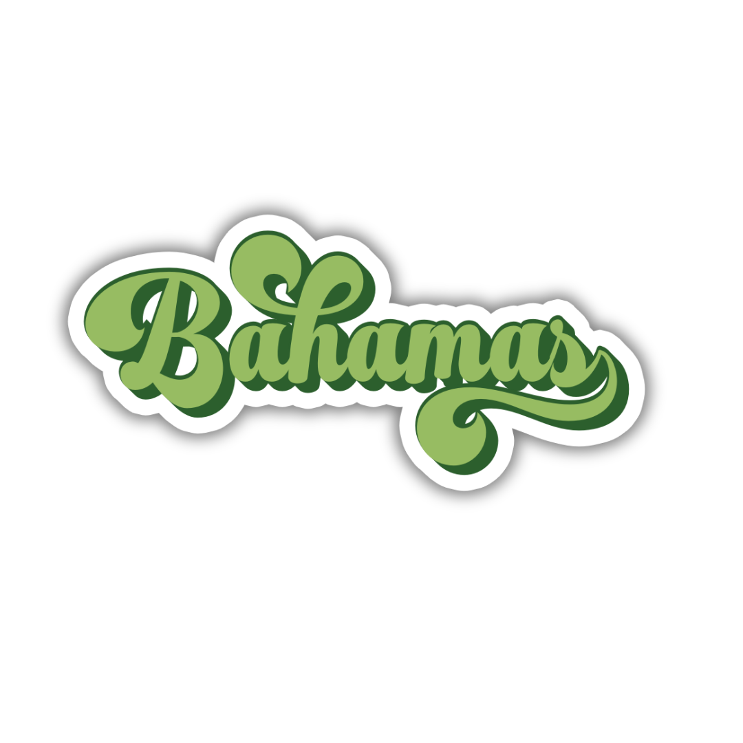 Bahamas Vintage Sticker