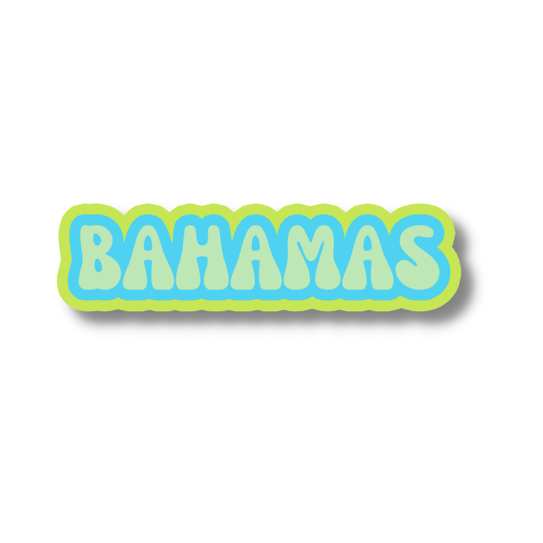 Bahamas Cloud Sticker