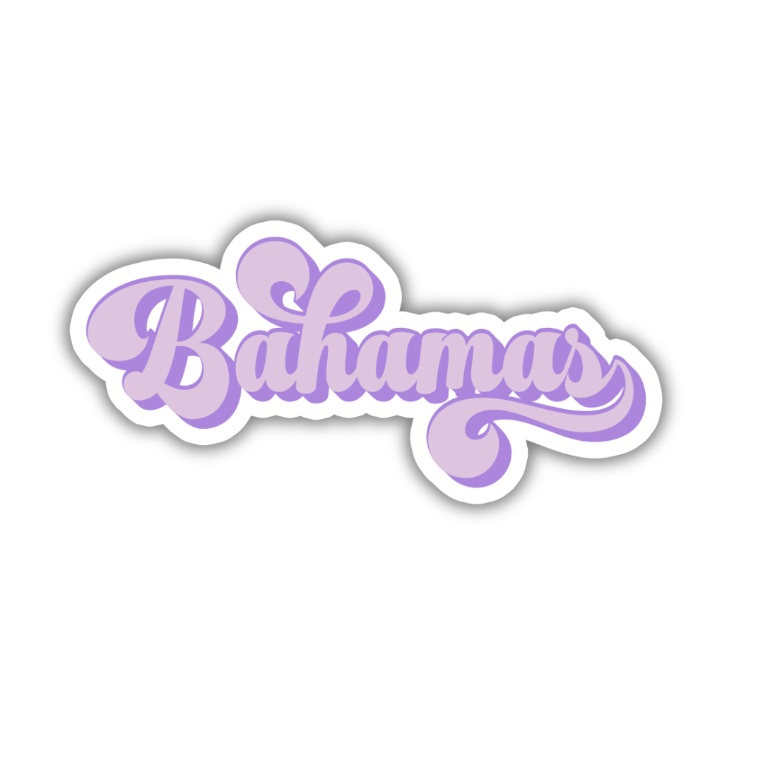 Bahamas Vintage Sticker