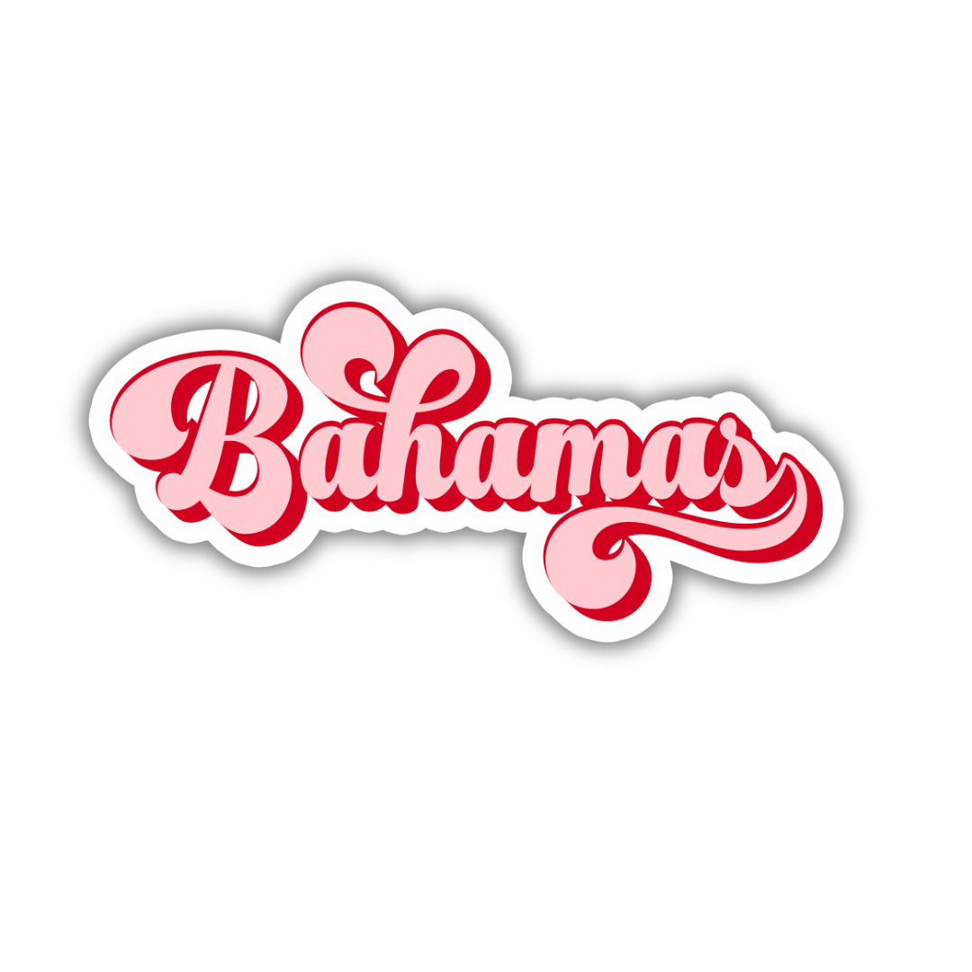 Bahamas Vintage Sticker