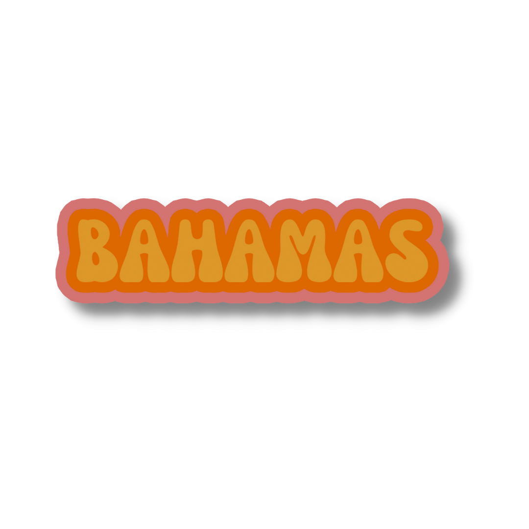 Bahamas Cloud Sticker