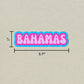 Bahamas Cloud Sticker