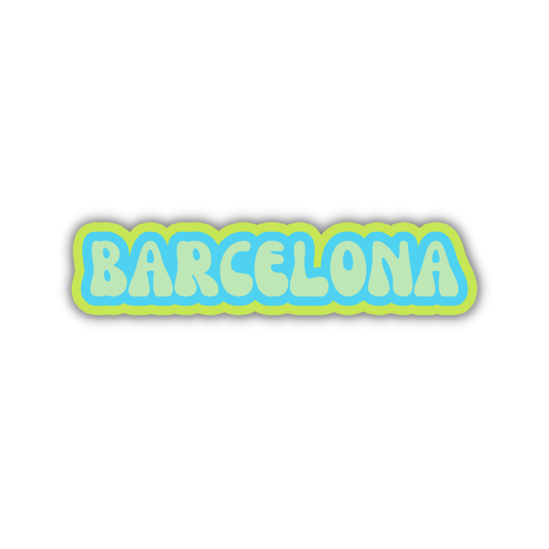 Barcelona Cloud Sticker