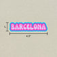 Barcelona Cloud Sticker