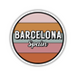 Barcelona, Spain Circle Sticker