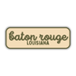 Baton Rouge, Louisiana Retro Travel Sticker – Colorful Vinyl Decal for Laptop, Water Bottle & Luggage