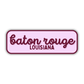 Baton Rouge, Louisiana Retro Travel Sticker – Colorful Vinyl Decal for Laptop, Water Bottle & Luggage