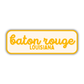 Baton Rouge, Louisiana Retro Travel Sticker – Colorful Vinyl Decal for Laptop, Water Bottle & Luggage