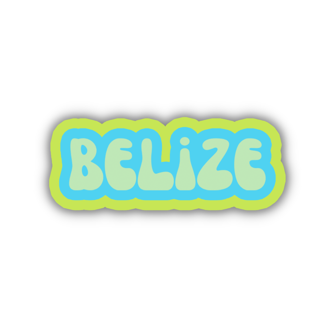 Belize Cloud Sticker