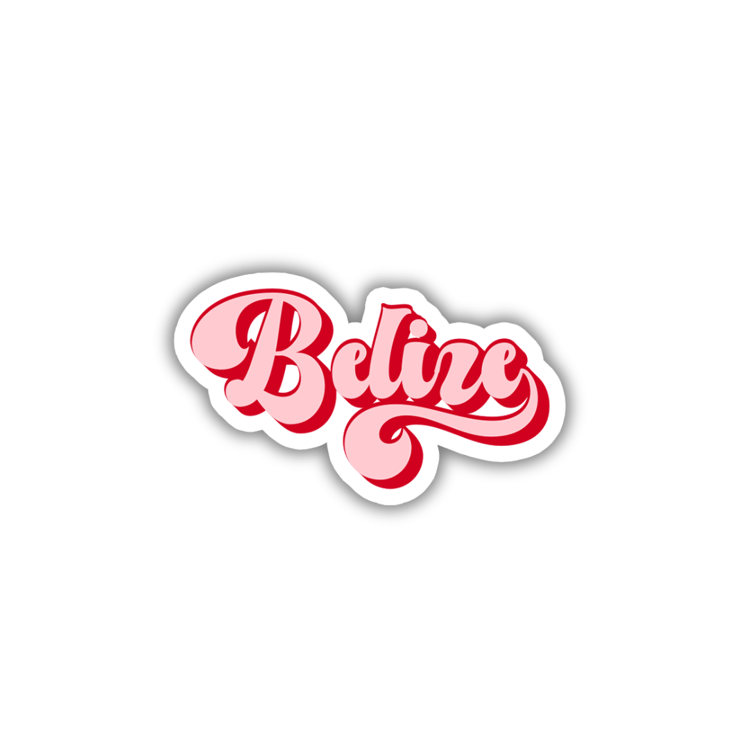 Belize Vintage Sticker