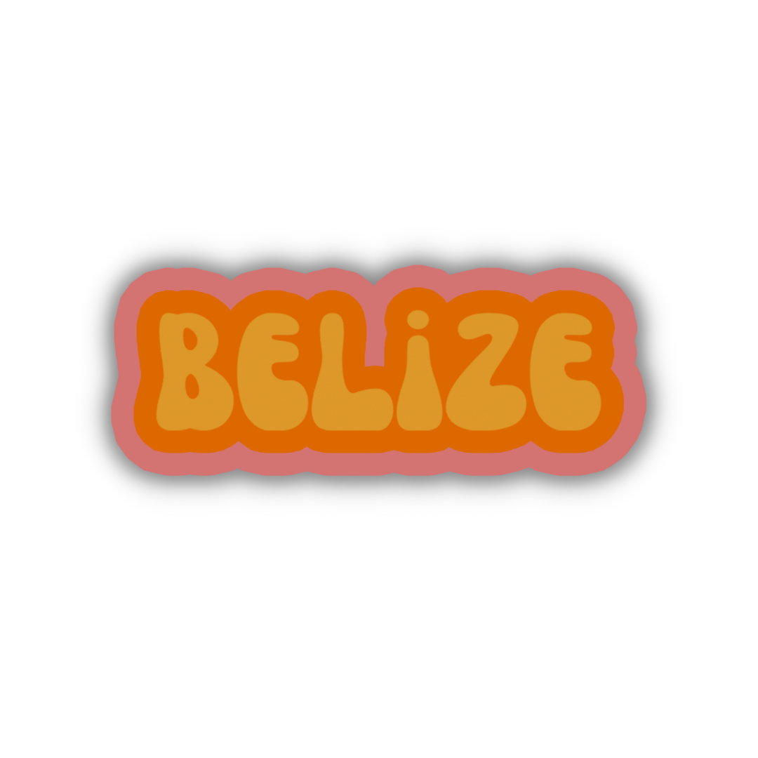 Belize Cloud Sticker