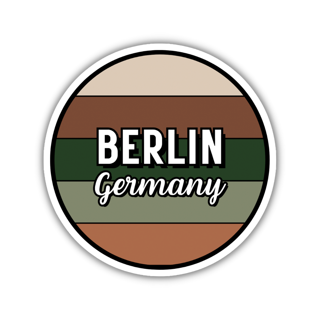Berlin, Germany Circle Sticker