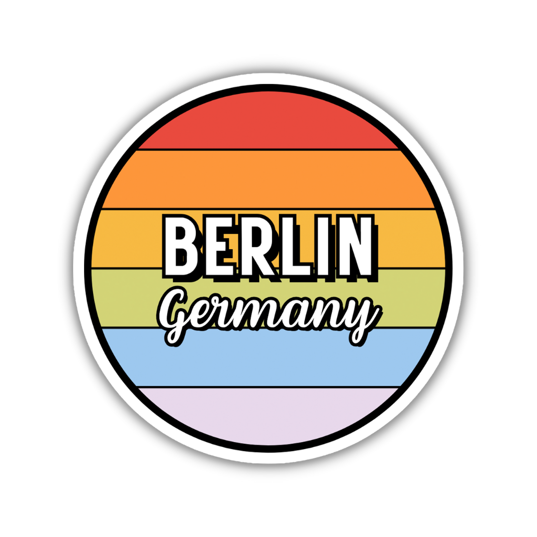 Berlin, Germany Circle Sticker