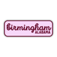 Birmingham, Alabama Retro Travel Sticker – Colorful Vinyl Decal for Laptop, Water Bottle & Luggage