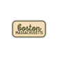 Boston, Massachusetts Retro Travel Sticker – Colorful Vinyl Decal for Laptop, Water Bottle & Luggage