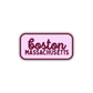 Boston, Massachusetts Retro Travel Sticker – Colorful Vinyl Decal for Laptop, Water Bottle & Luggage
