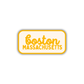 Boston, Massachusetts Retro Travel Sticker – Colorful Vinyl Decal for Laptop, Water Bottle & Luggage