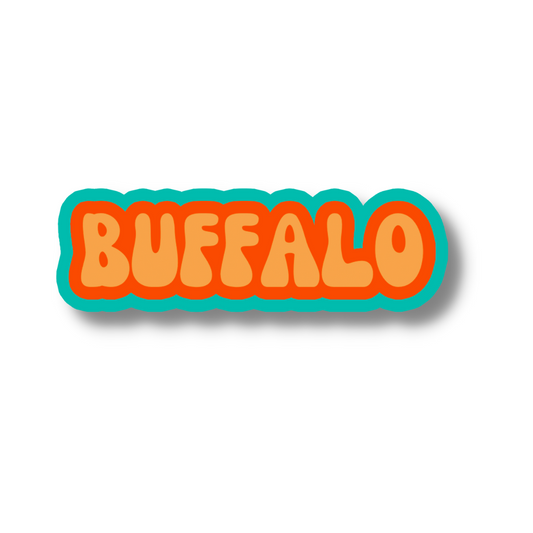 Buffalo Cloud Sticker
