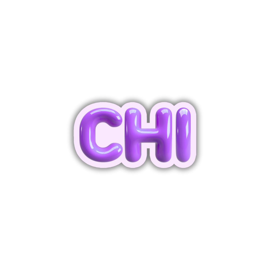 CHI Bubble Sticker