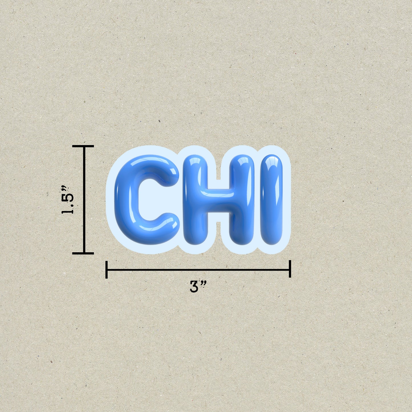 CHI Bubble Sticker