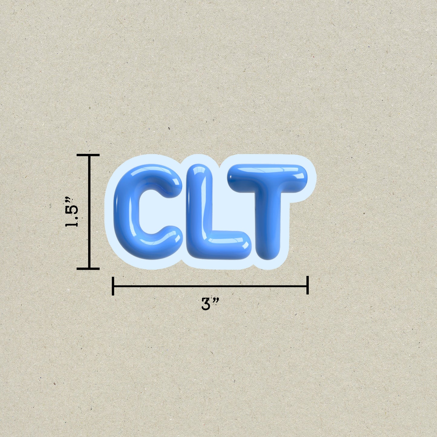CLT Bubble Sticker