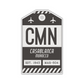 CMN Vintage Luggage Tag Sticker