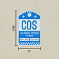 COS Vintage Luggage Tag Sticker