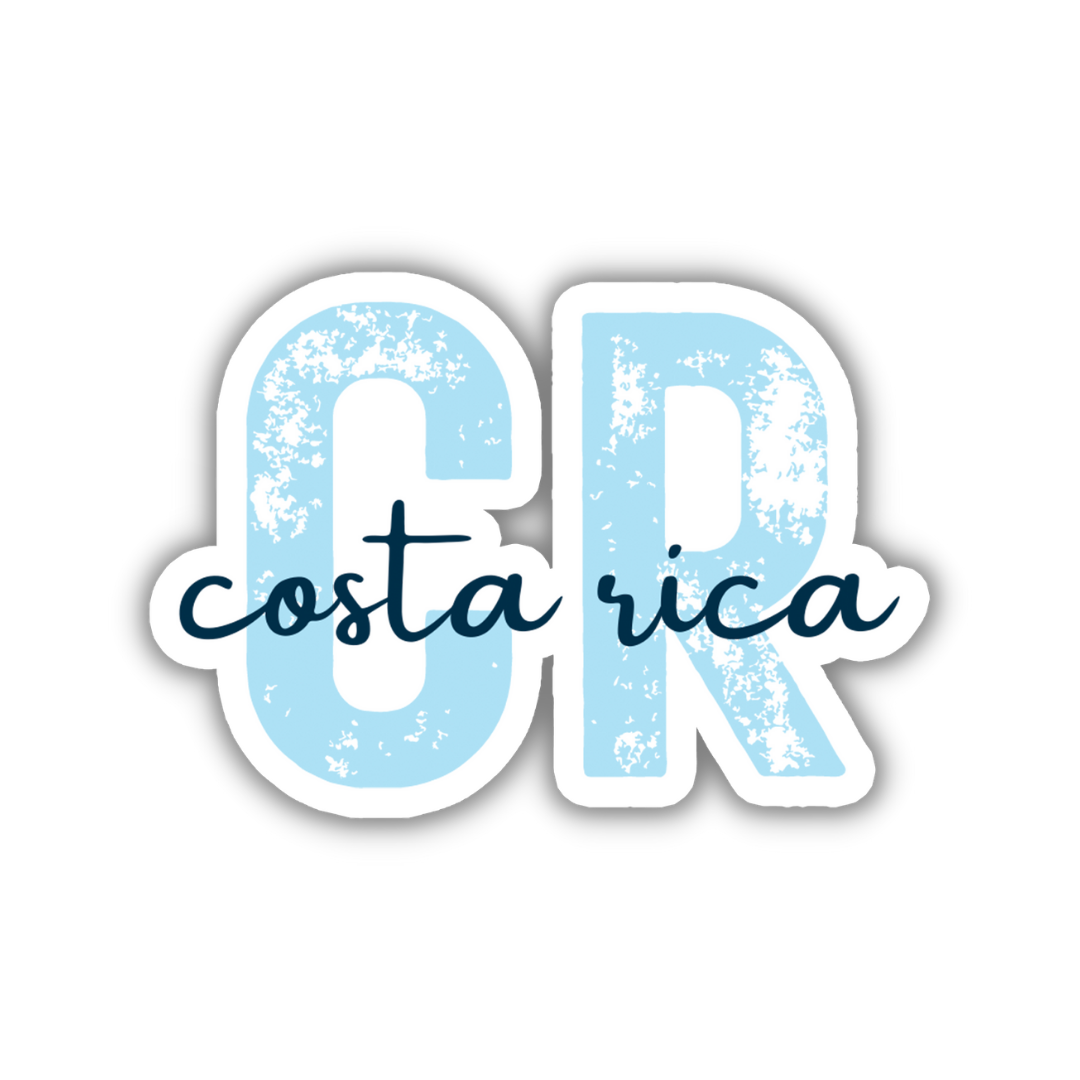 Costa Rica Country Code Sticker