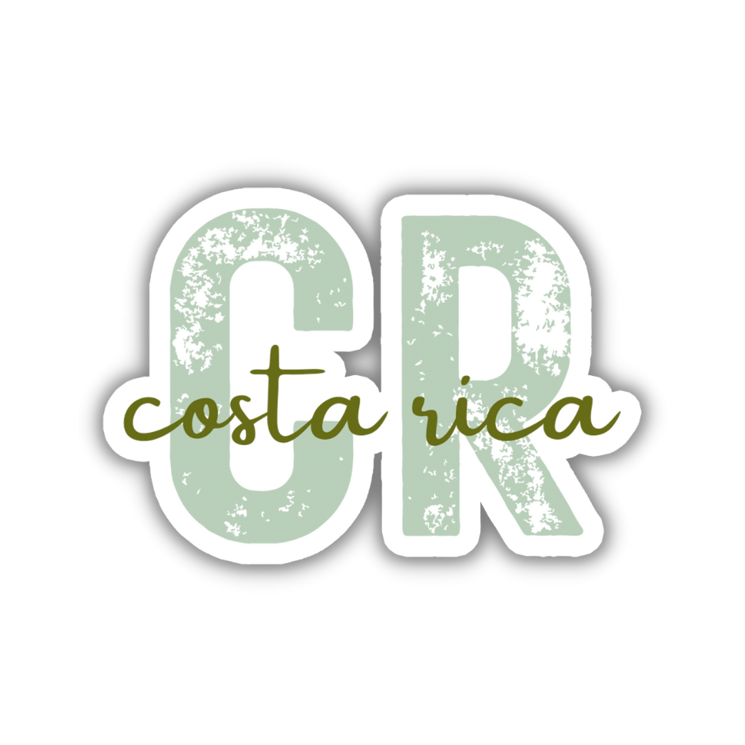 Costa Rica Country Code Sticker