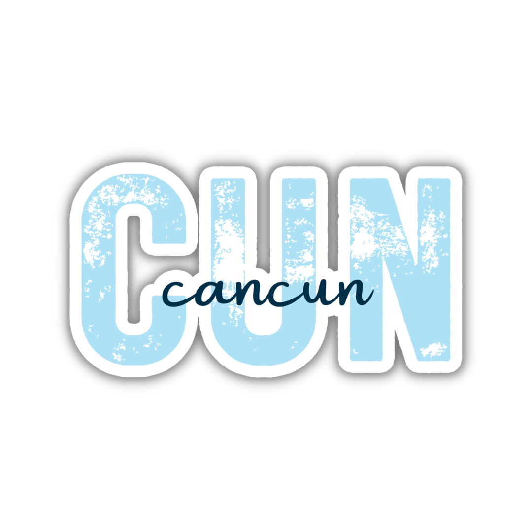 CUN Cancun Airport Code Sticker – TravelBeeTags