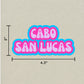 Cabo San Lucas Cloud Sticker