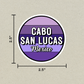 Cabo San Lucas, Mexico Circle Sticker