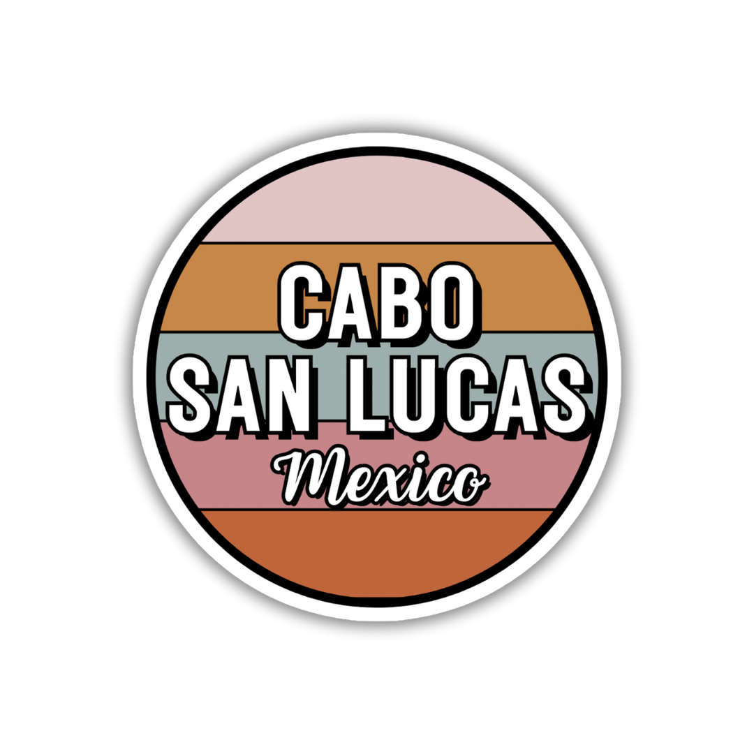 Cabo San Lucas, Mexico Circle Sticker