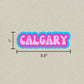 Calgary Cloud Sticker