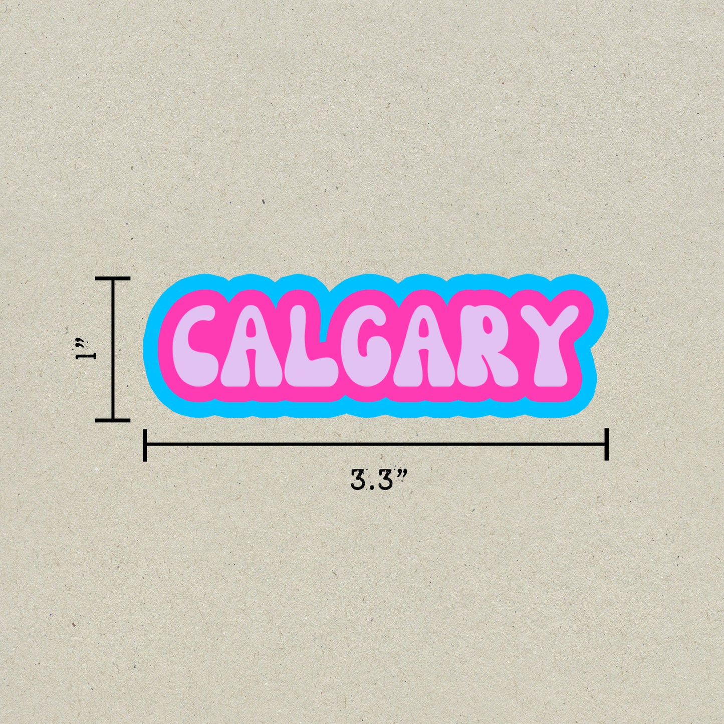 Calgary Cloud Sticker