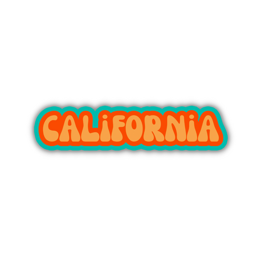 California Cloud Sticker