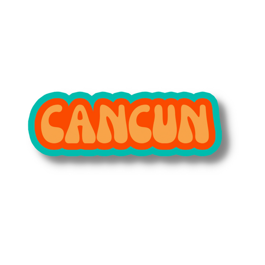 Cancun Cloud Sticker