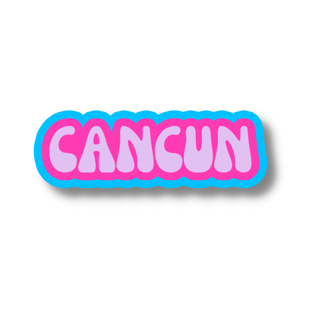 Cancun Cloud Sticker