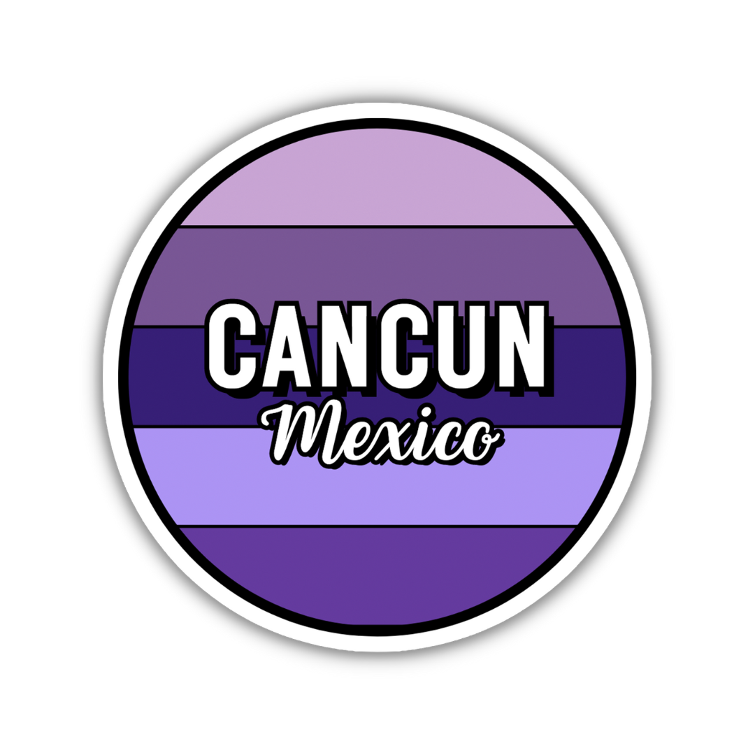 Cancun, Mexico Circle Sticker