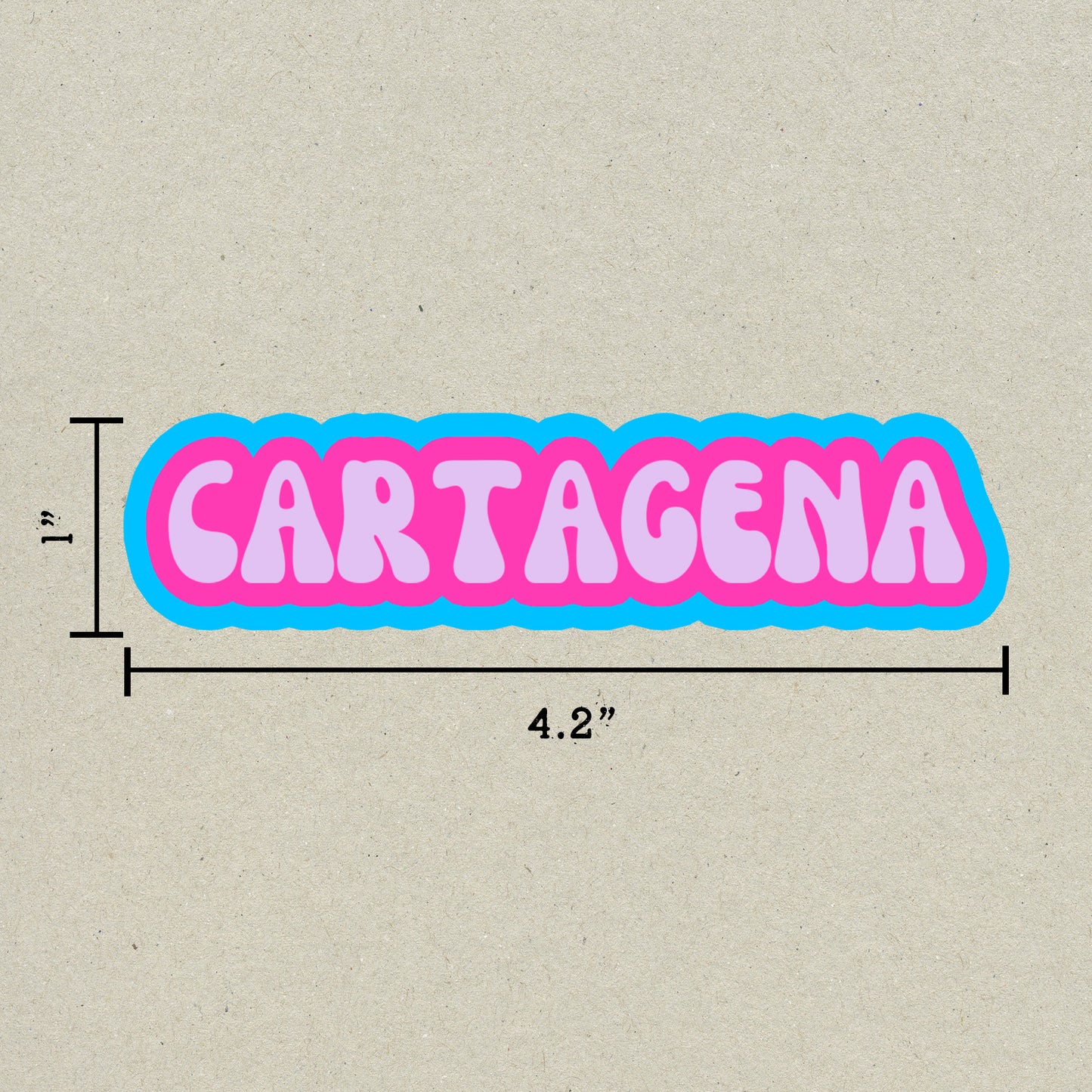 Cartagena Cloud Sticker