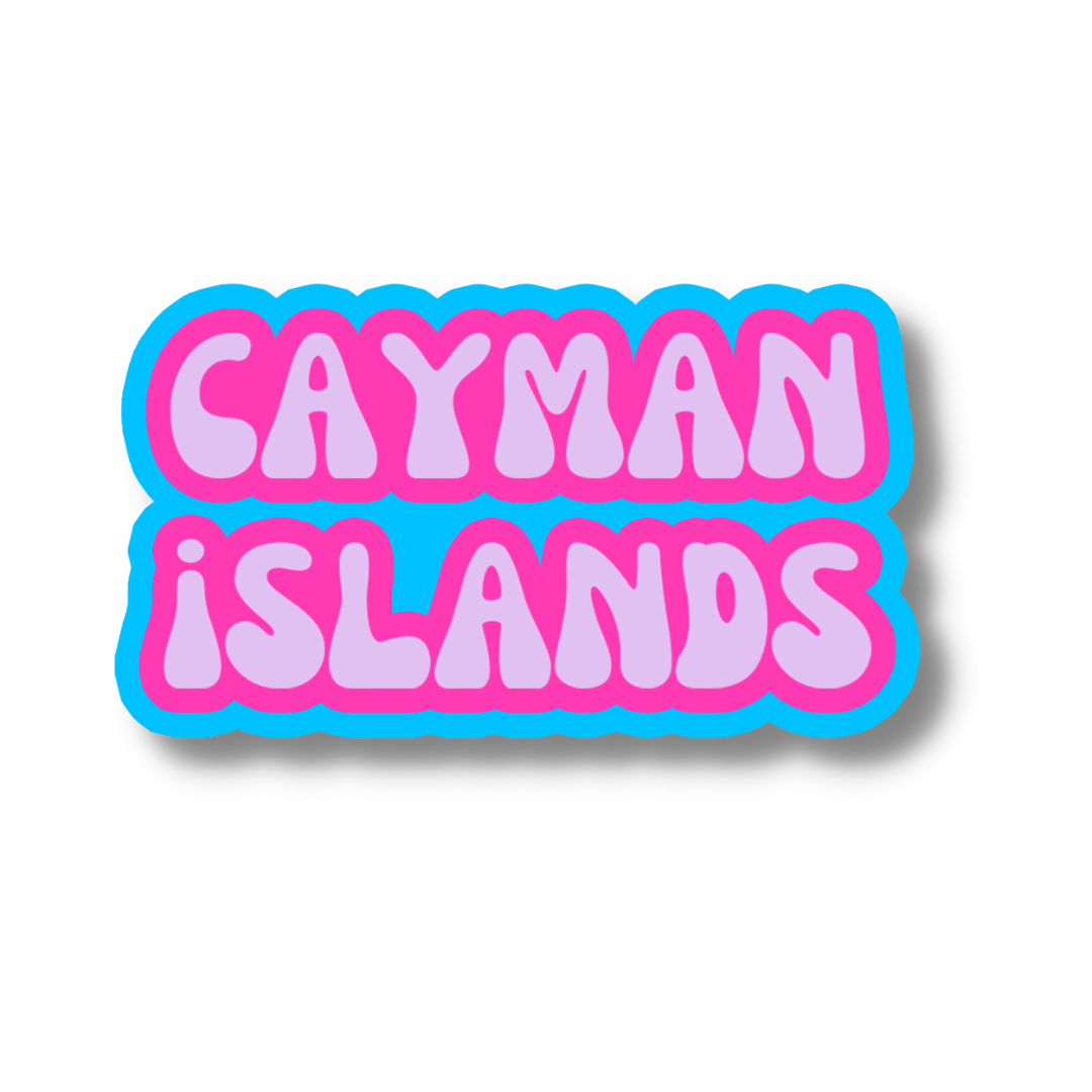 Cayman Islands Cloud Sticker