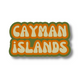 Cayman Islands Cloud Sticker