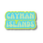 Cayman Islands Cloud Sticker