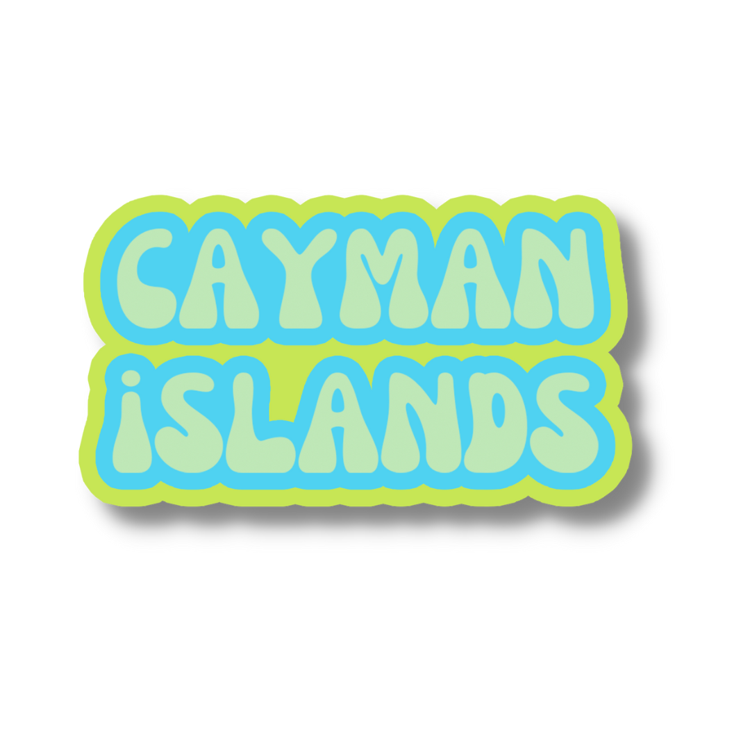 Cayman Islands Cloud Sticker