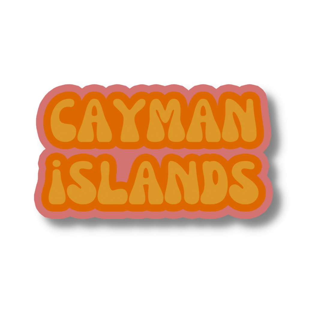 Cayman Islands Cloud Sticker