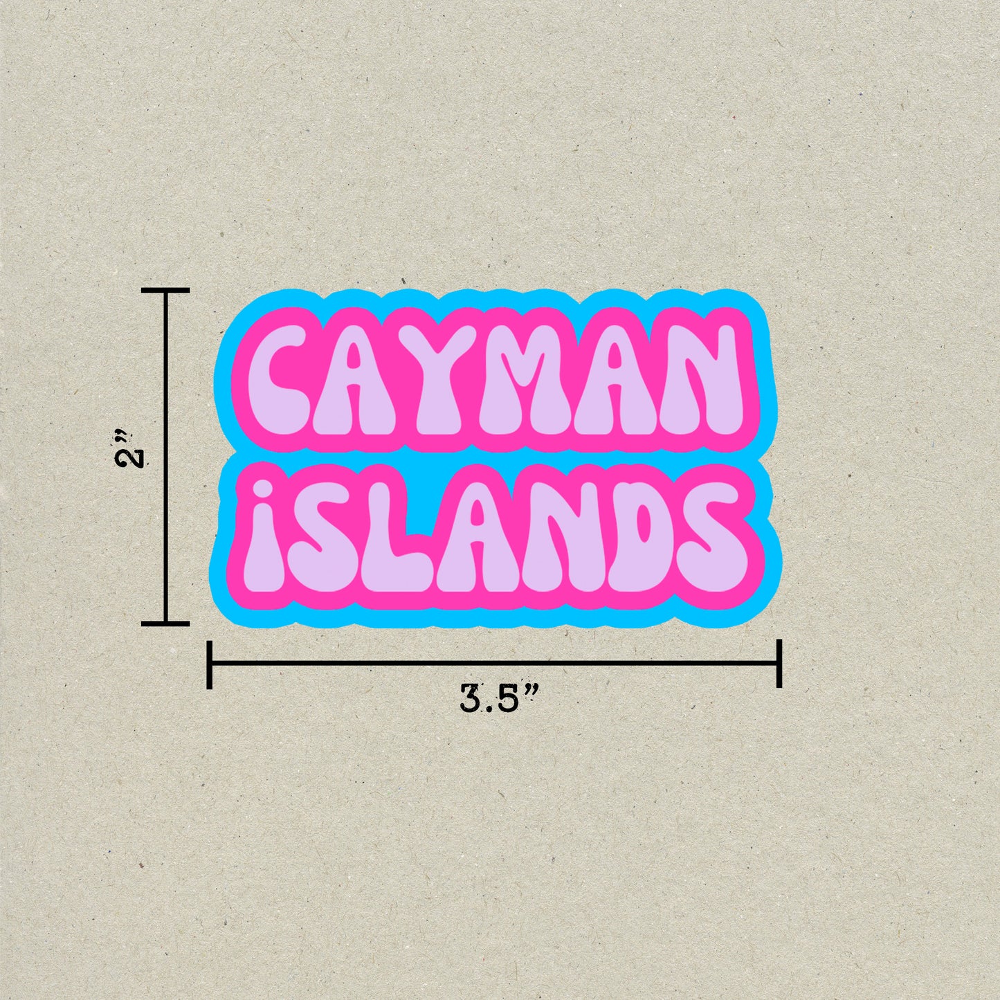 Cayman Islands Cloud Sticker