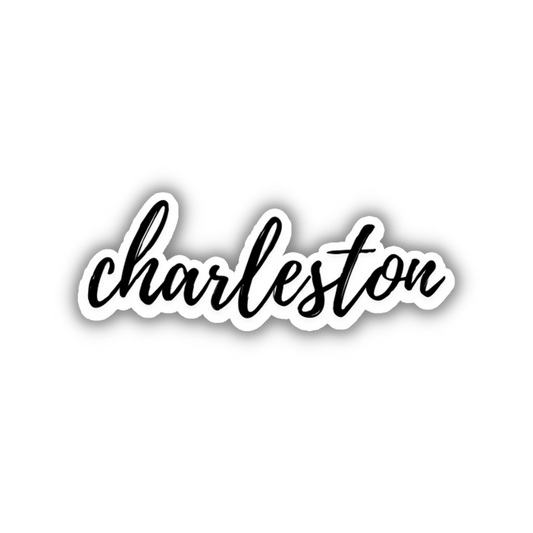 Charleston Cursive Sticker