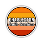 Charleston, South Carolina Circle Sticker